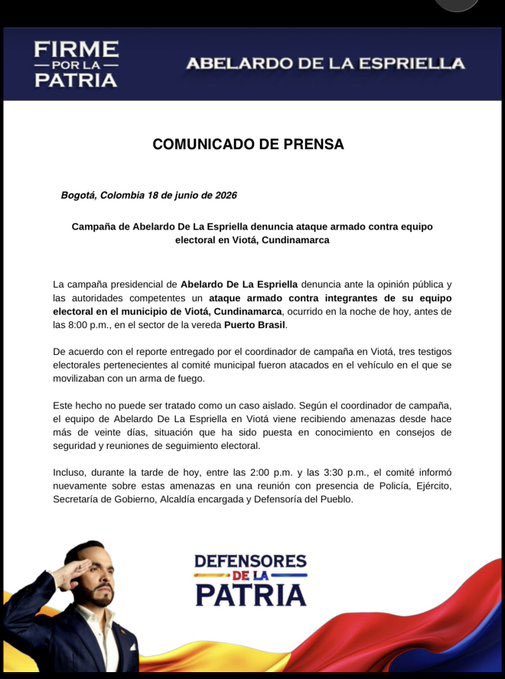 Carlos Felipe Mejía tweet media