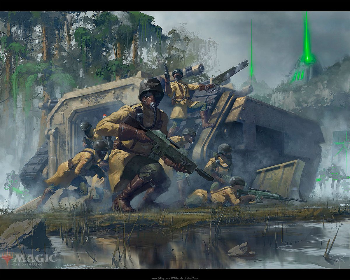 JagerShaman's tweet photo. Good Morning Guardsmen. 

(art by Aaron J Riley) https://t.co/MJzFV1x2kQ