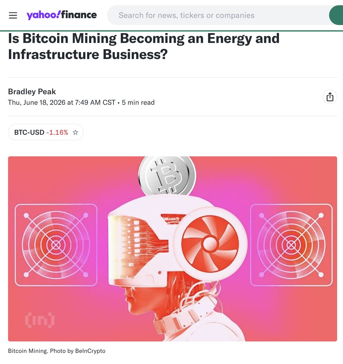 DSBatten's tweet photo. More evidence that sats are becoming the byproduct of the mining industry: solving problems such as heat reuse, stabilizing grids is the main use

Mining executives say Bitcoin mining profitability now "based largely on power strategy, firmware, curtailment, heat reuse..." https://t.co/OLmpmvh9TR