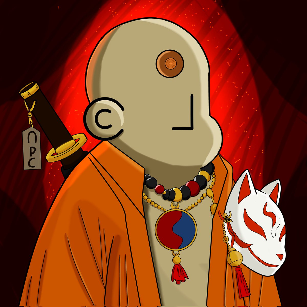 FawazXweb3's tweet photo. my hand drawn entry for @npconchain
A Ronin NPC
Hope the team love it
#npconchain #NFTart https://t.co/Yym2fZJm9g