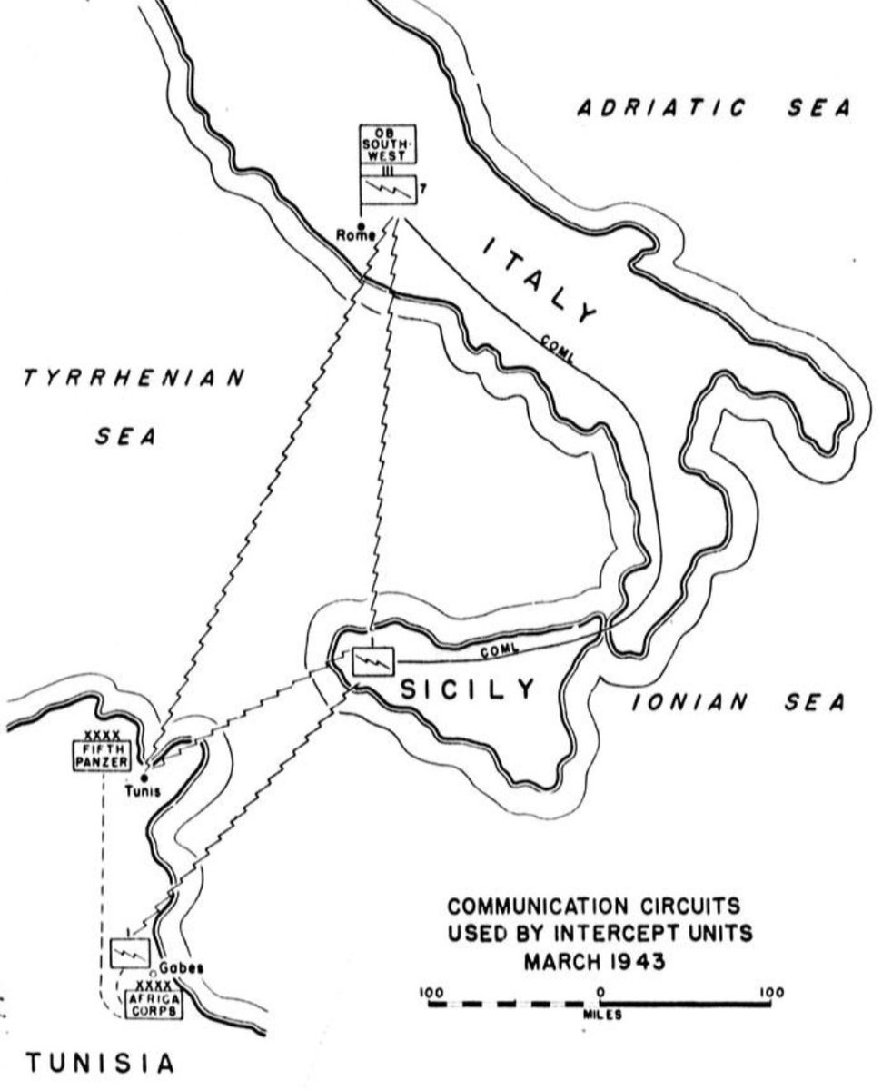 ravlioda's tweet photo. من التطبيقات المدهشة للرياضيات في الحروب تقنية التثليث (Triangulation). تقوم الفكرة على قياس اتجاه الإشارة أو الهدف من عدة نقاط معلومة الموقع، ثم رسم هذه الاتجاهات على الخريطة. نقطة التقاطع تكشف موقع الهدف بدقة، سواء كان طائرة أو سفينة أو حتى مدفعية معادية. https://t.co/PJpQsR5oWx
