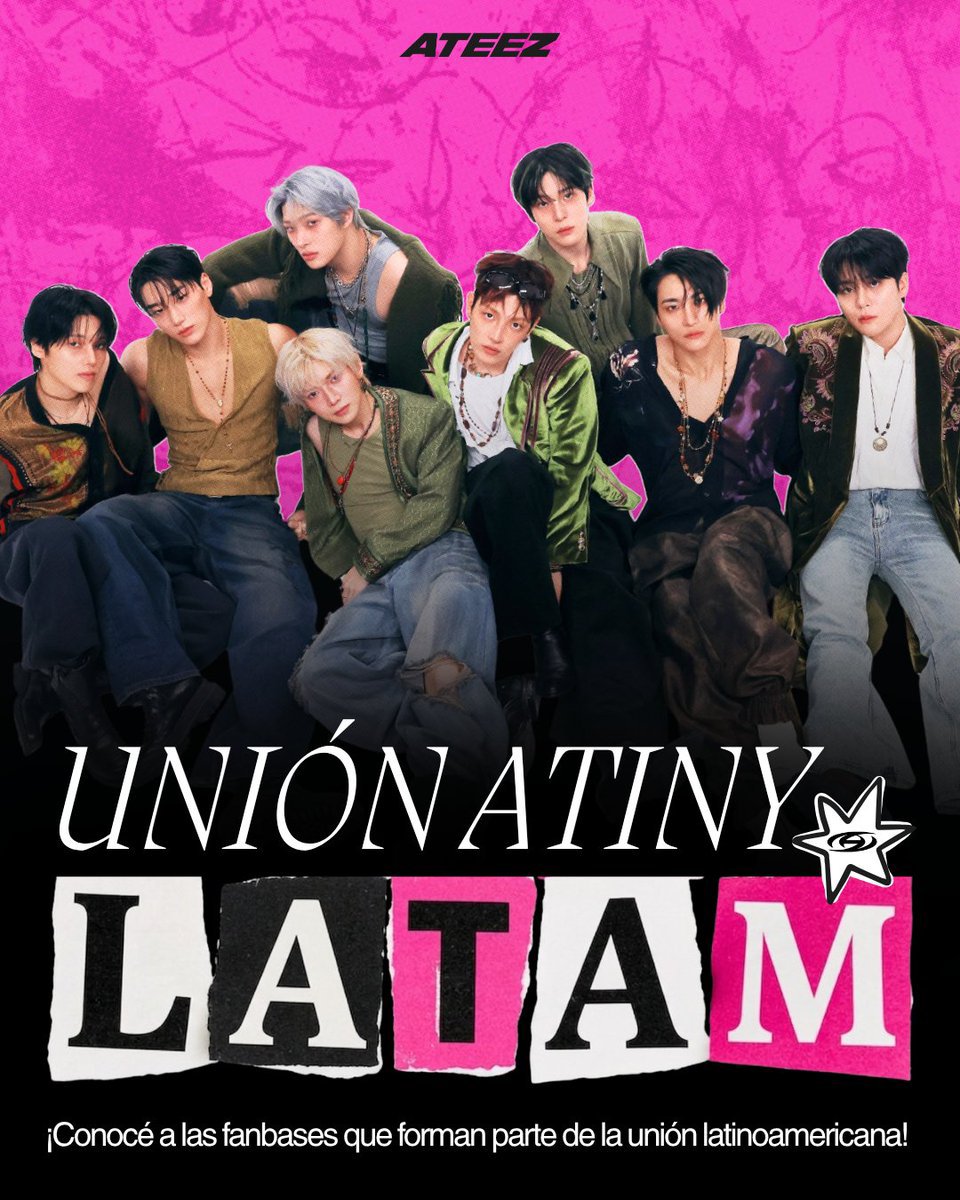 AtinyMovementAR's tweet photo. 🌎 | UNIÓN ATINY LATAM 

ATINY, ¡cada vez falta menos para el comeback! Y queremos presentarles a las fanbases que forman parte de la unión junto con quienes trabajaremos en proyectos regionales 💖

🔗 https://t.co/17aQxV5KJw

#ATEEZ #에이티즈  #ATINY #AtinyLatam 
@ATEEZofficial https://t.co/kWl7DQFeZr