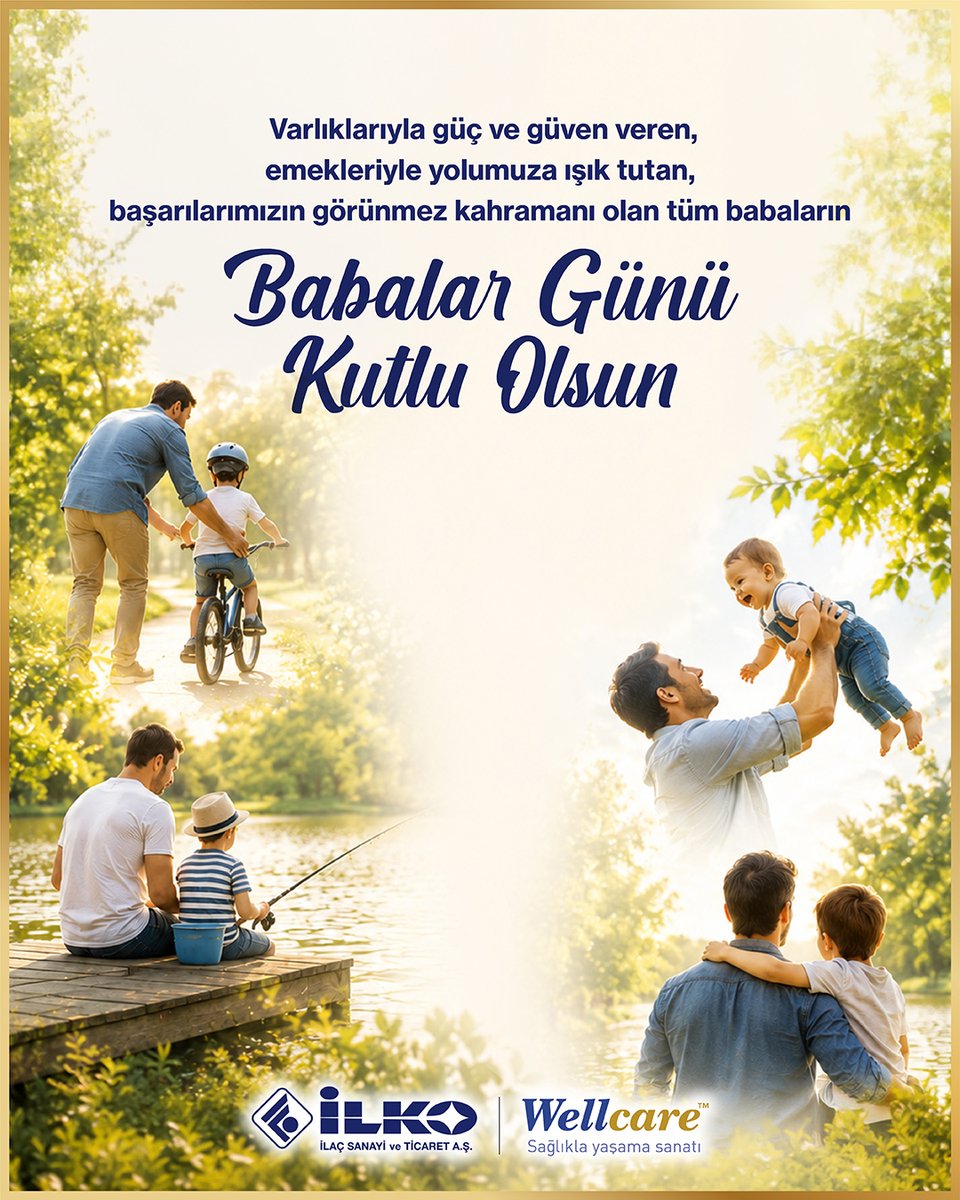TrWellcare's tweet photo. Varlıklarıyla güç ve güven veren, emekleriyle yolumuza ışık tutan, başarılarımızın görünmez kahramanı olan tüm babaların Babalar Günü kutlu olsun!

#Wellcare #WellcareileYaşamayıSevicen #SağlıklaYaşamaSanatı #BabalarGünü https://t.co/fLtZF0wG9Z
