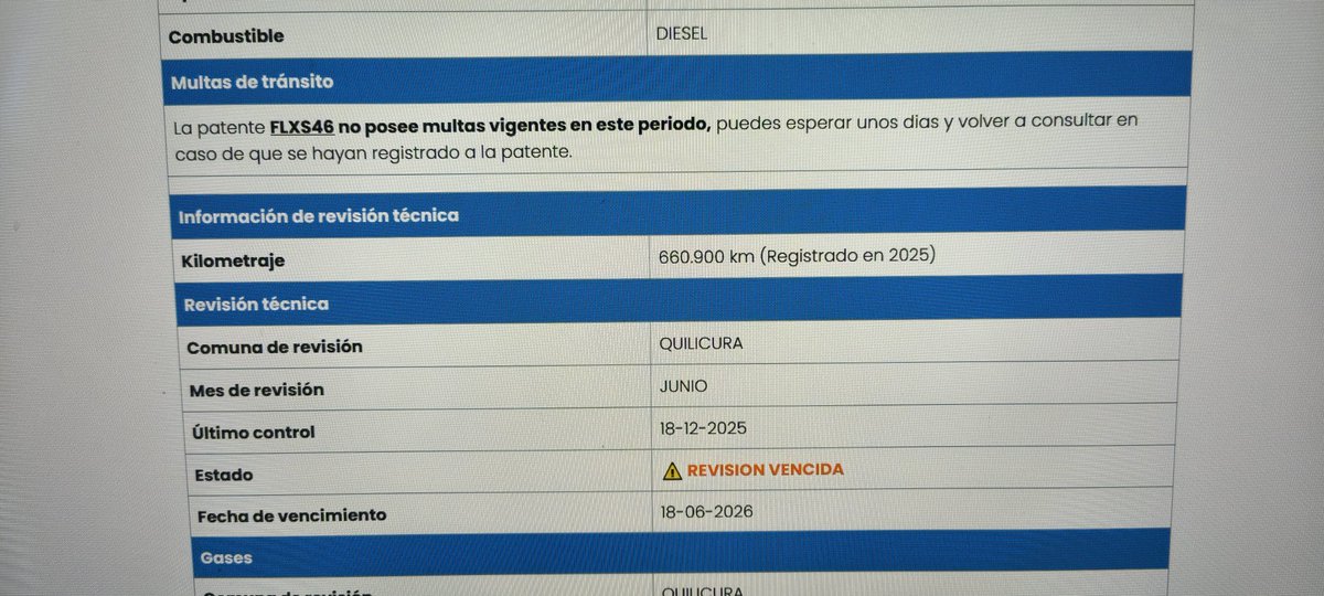 Godardo's tweet photo. @luisingermanico @louisdegrange Ojo que tiene la revisión técnica vencida!!!! https://t.co/lueFezbXrt