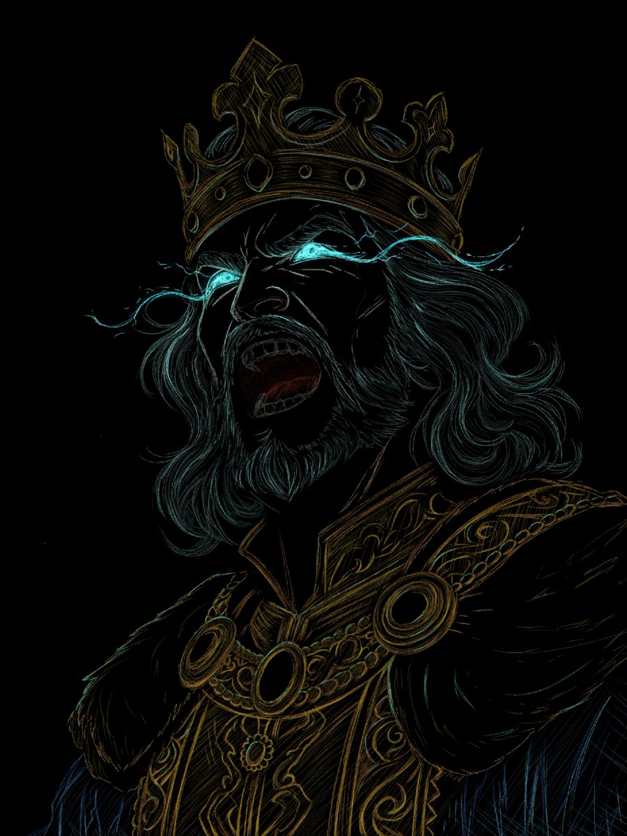 ZuzzaArts's tweet photo. SOVEREIGN OF SHADOWS.👑

A fallen monarch unleashing his ancient wrath, defined by meticulous hatch lines and piercing ethereal lightning.

Already On @xrpcafe 

#zuzzaarts #xrpnfts https://t.co/ywEt0XEV8X