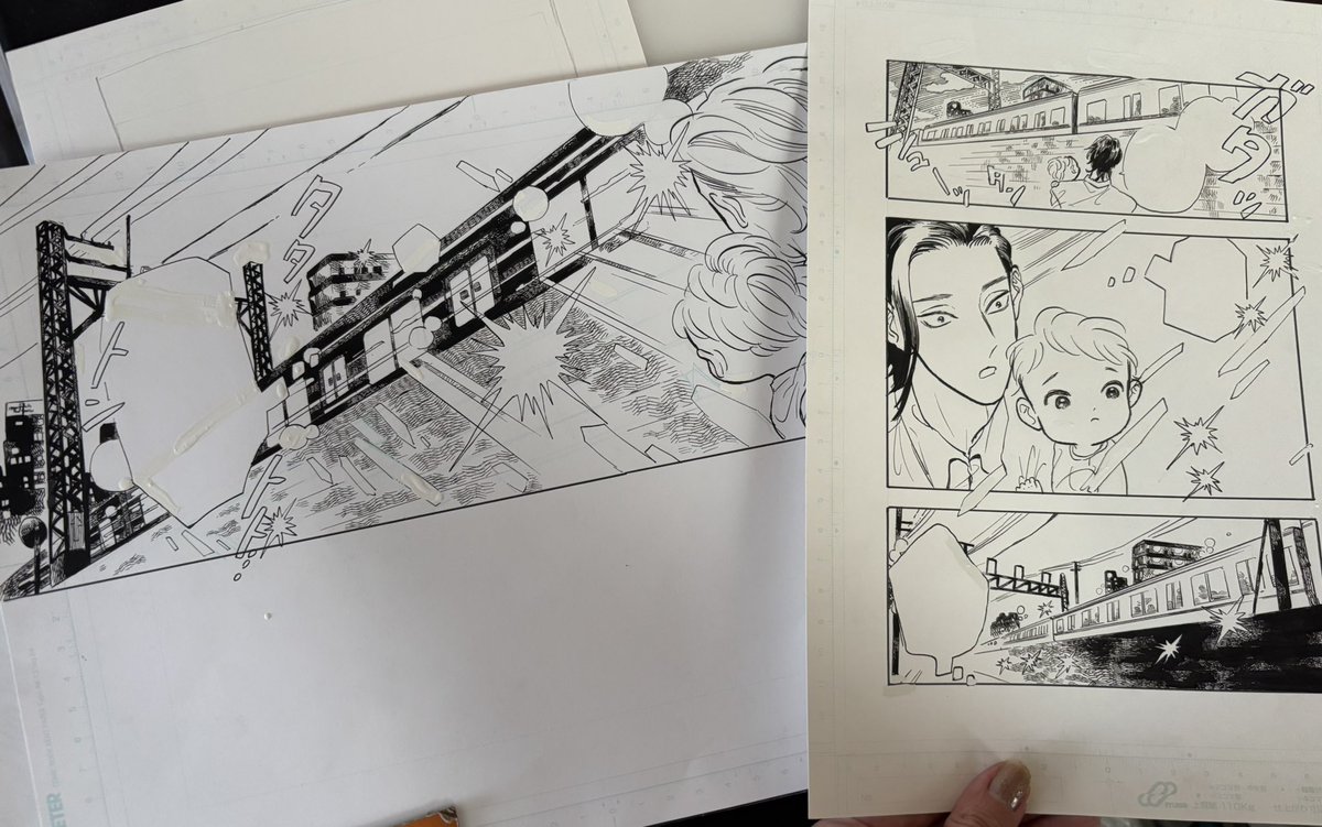 natsukosama's tweet photo. 小さい子のぱやっぱやの髪の毛は丸ペンでないと描けない！

キラキラお目目も、ふくふくほっぺも…

つけペンの線あればこそ！

アナログ画材の線は本当に綺麗で、難しいから飽きない、ずっと楽しい気持ちで描ける

そして何より拡大しないで描けるのでめっちゃ時短である！

みんな、画材屋さんに行って原稿用紙とつけペンとインク買って好きなキャラいっぱい描こう〜