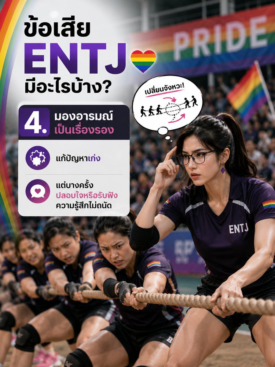 Shareshare5656's tweet photo. 8 จุดอ่อนของ ENTJ
#mbti #mbtisignal #entj 
หมายเหตุ: ข้อมูลดังกล่าวไม่ใช่คำตัดสินว่า ENTJ จะเป็นคนประเภทนี้ทั้งหมด อาจมีด้านอื่นๆ เข้ามาเกี่ยวข้องด้วย 
ไม่ควรตัดสินและเชื่อข้อมูลทฤษฏีทั้งหมดเด็ดขาด https://t.co/SDlWvh3M7u