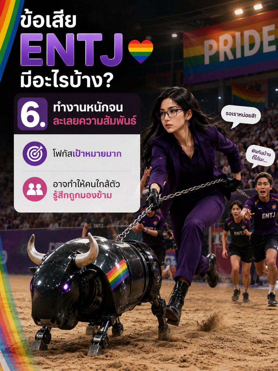 Shareshare5656's tweet photo. 8 จุดอ่อนของ ENTJ
#mbti #mbtisignal #entj 
หมายเหตุ: ข้อมูลดังกล่าวไม่ใช่คำตัดสินว่า ENTJ จะเป็นคนประเภทนี้ทั้งหมด อาจมีด้านอื่นๆ เข้ามาเกี่ยวข้องด้วย 
ไม่ควรตัดสินและเชื่อข้อมูลทฤษฏีทั้งหมดเด็ดขาด https://t.co/SDlWvh3M7u