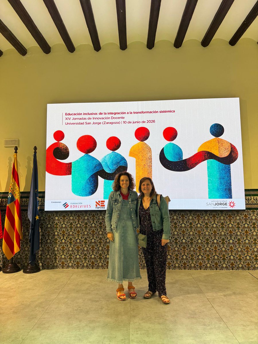 competecs's tweet photo. Participació en les XIV Jornadas de Innovación Docente. Univ. de San Jorge (Zaragoza) 10/06: Cristina Petreñas, Enric Brescó i Clara Sansó van presentar: "La incorporación de la IAG como herramienta de andamiaje y feedback: innovando en evaluación inclusiva en la universidad" https://t.co/V3LccO2Bxj