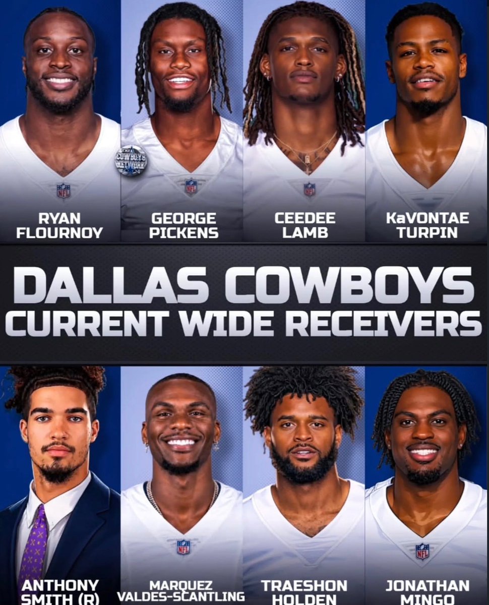 DakMuse4's tweet photo. Is this the best wide receiver room in the NFL? https://t.co/K43pN9y31t