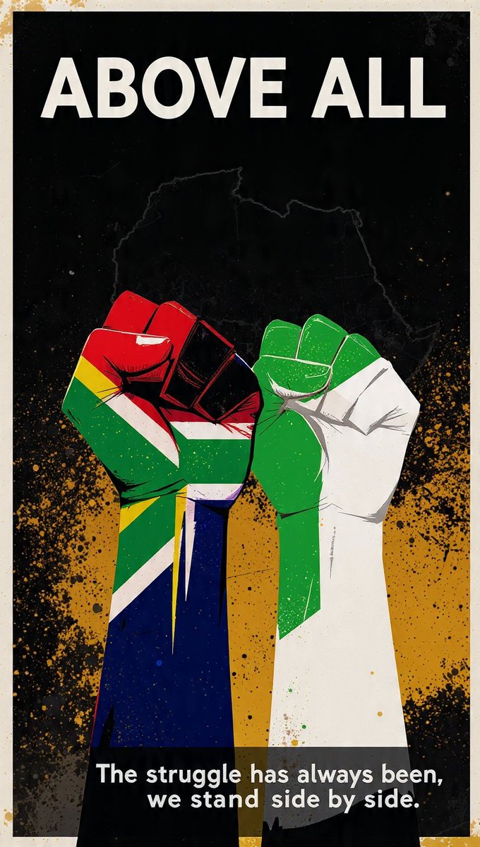 FinestStatesman's tweet photo. Dear South African and Nigerian,

Above all, the struggle has always been, we stand side by side. 🇿🇦 x 🇳🇬 

Don't forget 🙏 https://t.co/QeYLsBfdbq
