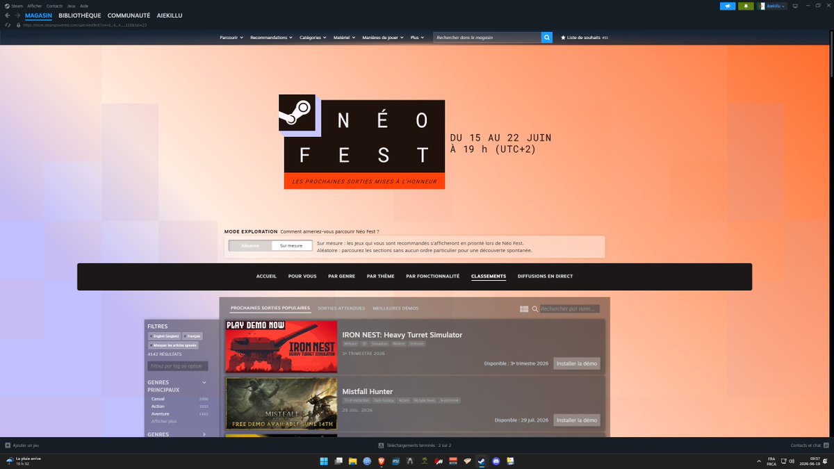 Aiekillu's tweet photo. On est en live sur Twitch! Une tonne de démos à tester 👌 https://t.co/4J4qwKFvDd