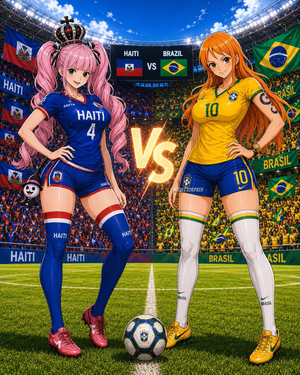 Mrvector_path's tweet photo. World Cup Matchday: One Piece Edition is here. 📷📷

Four battles. Eight nations. One football between rivals.

📷 Brazil vs Haiti 📷
 Scotland vs Morocco 📷
📷 Türkiye vs Paraguay 📷
📷 USA vs Australia 📷

#fifaworlcup #ONEPIECE https://t.co/TrUSQrEdPN