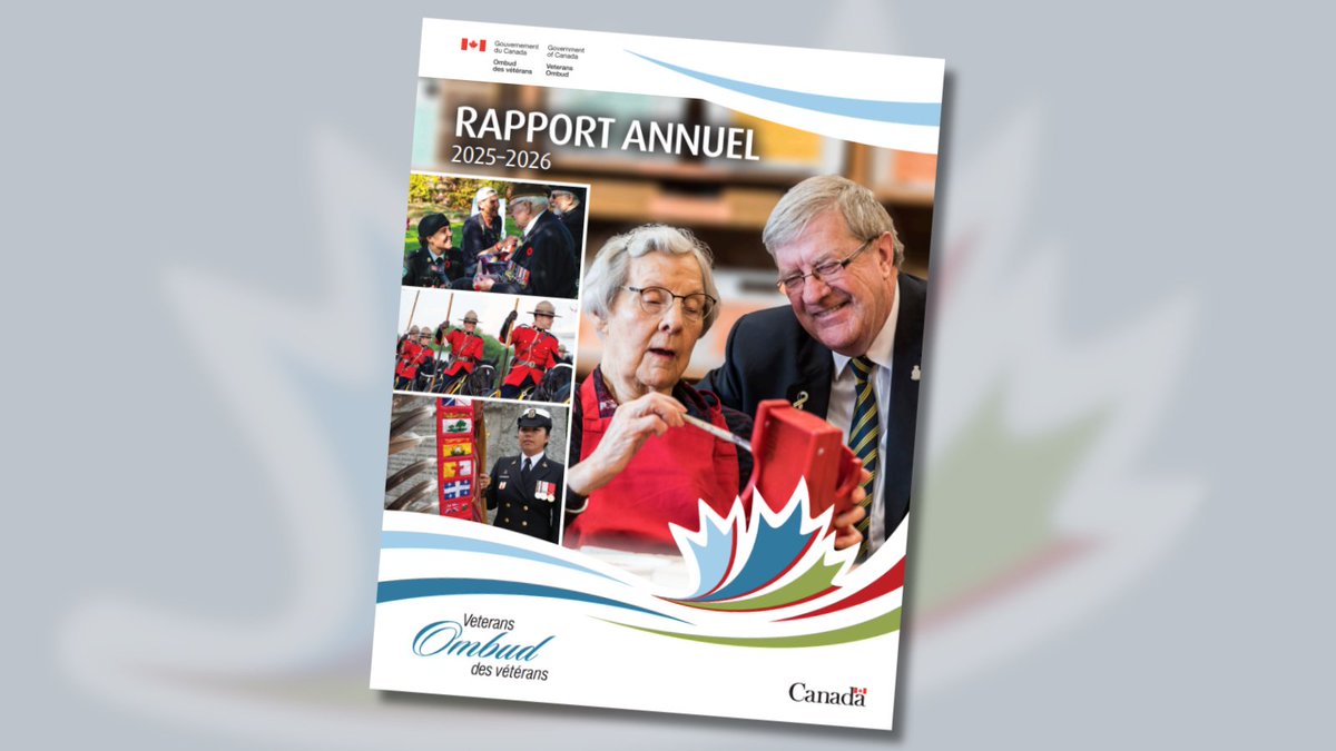 OmbudVeterans's tweet photo. Notre rapport annuel 2025-2026 est maintenant disponible. Cette année, les voix des vétérans, des militaires en service, des survivants et des familles ont guidé notre travail pour promouvoir l’équité, la transparence et la confiance. https://t.co/lsB5CuvRFL https://t.co/5ygig4EfR4