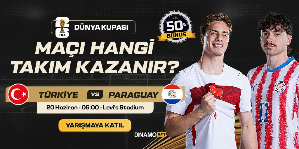 dinamomedya's tweet photo. 📣Maçın sonucunu bilen herkese #Dinamobet'ten 50TL bonus!

🏆Hemen sen de Dinamobet'e katıl, bonus ödüllü yarışmaları kaçırma!

🎁Üstelik üye olan herkes, deneme bonusu ile 500TL çekim fırsatı yakalıyor!

👉Katılım Linki: https://t.co/pX9ZlMsiS9 https://t.co/sEVo0iyfpz