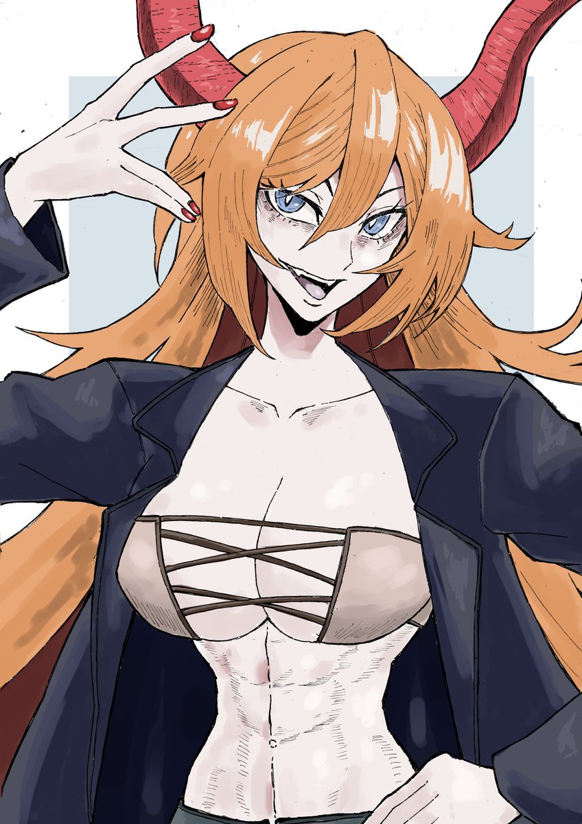 Littleredguy66's tweet photo. ドラゴンの姉さん
＃イラスト　#OCㅤㅤ https://t.co/gmDI0q25Mh