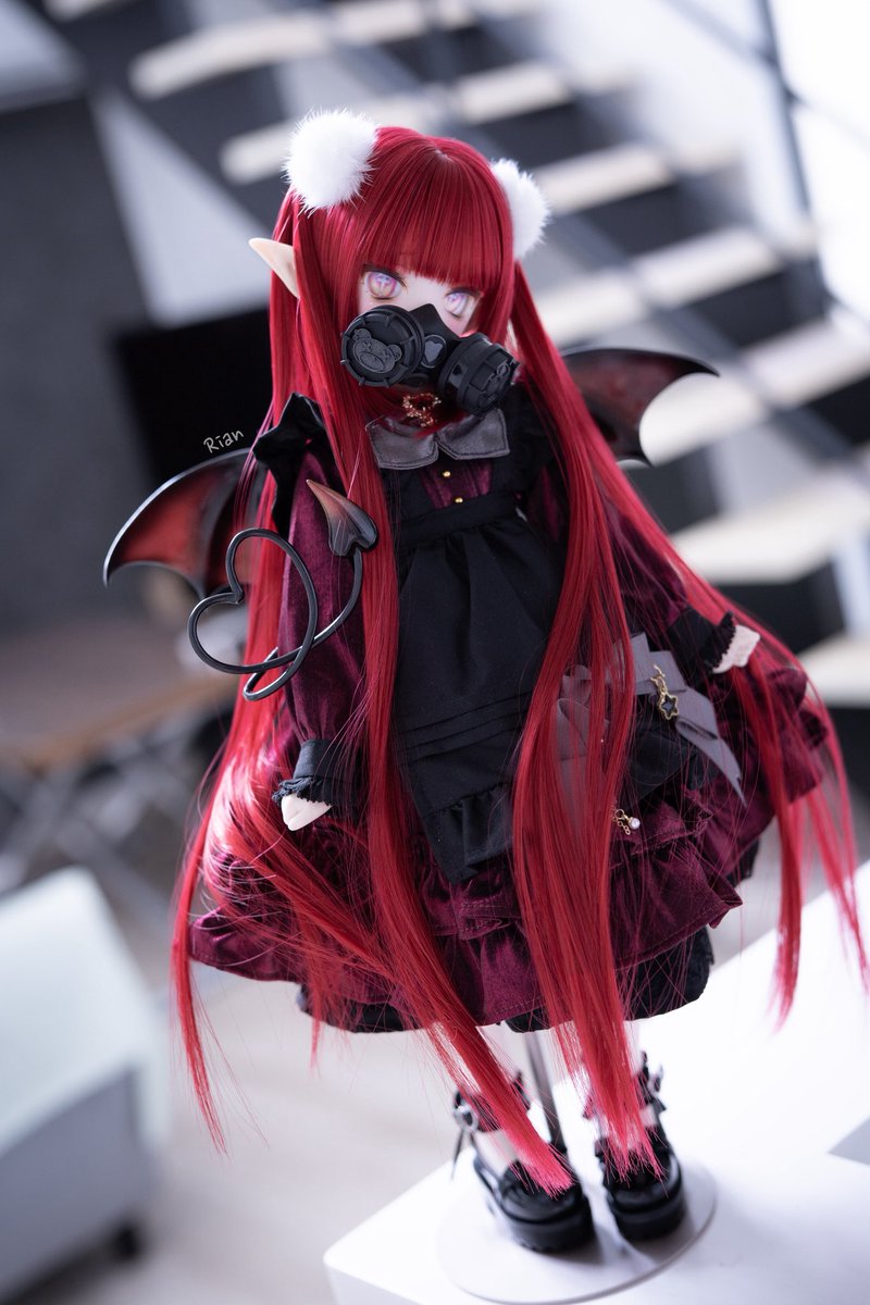 りあんっ子 #ドルフィードリーム #キツネの美容院 こんなにロングヘア