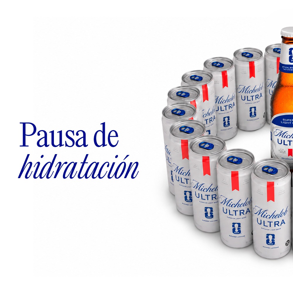 MichelobUltraAr's tweet photo. Pausa de hidratación para todos. Refrescate con una Ultra.