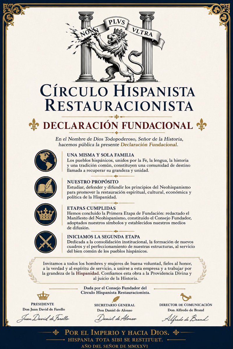 chroficial_07's tweet photo. #hispanidad #hispanismo #plusultra #cultura https://t.co/bloxhUlOWS