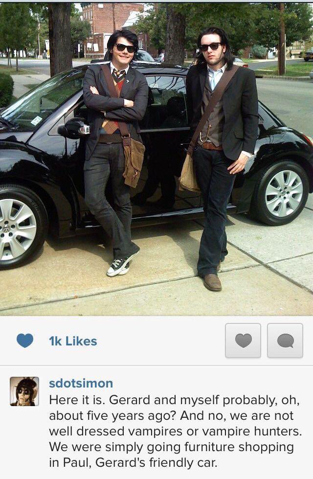 zoloftpurgatory's tweet photo. The fact Gerard named his car is frying me https://t.co/DC5OVCC3mz