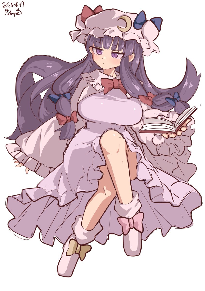 パチュリー・ノーレッジ 「落書きパチュリーさん」|怪獣王チャプス@例大祭き39bのイラスト