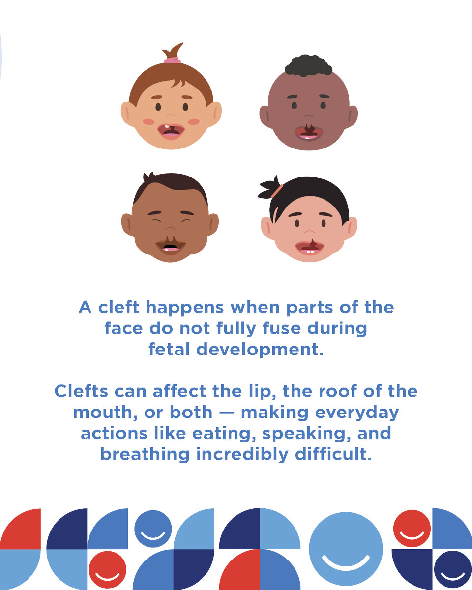 Smiletrain's tweet photo. What are cleft lips and palates?

Swipe through to learn the answer and better understand how cleft affects children around the world—and how care goes far beyond surgery.

#smiletrain #cleftlip #cleftapalate #cleftcare https://t.co/BrsZE5Pdv2