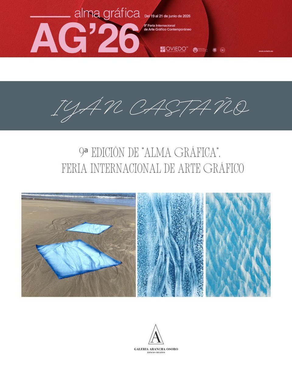 GAranchaOsoro's tweet photo. Hoy viernes, y hasta el domingo, en el Palacio de Exposiciones y Congresos (PEC): alma gráfica 2026

Nuestra propuesta con Iyán Castaño y Daniela Zanzoni

#Oviedo #artecontemporáneo #Asturias https://t.co/PArLFFyrUP