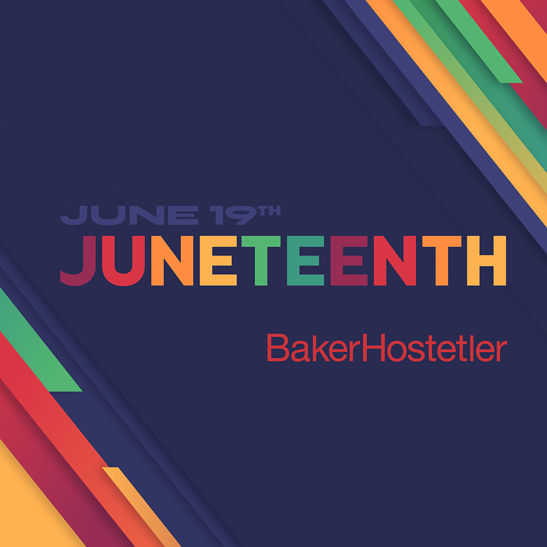 BakerHostetler's tweet photo. This Juneteenth, we celebrate a powerful legacy of resilience, culture, and liberation. Let’s continue learning, listening, and building a more inclusive future together.

#BelongAtBaker #FreedomDay #Juneteenth https://t.co/WNuomf95kE