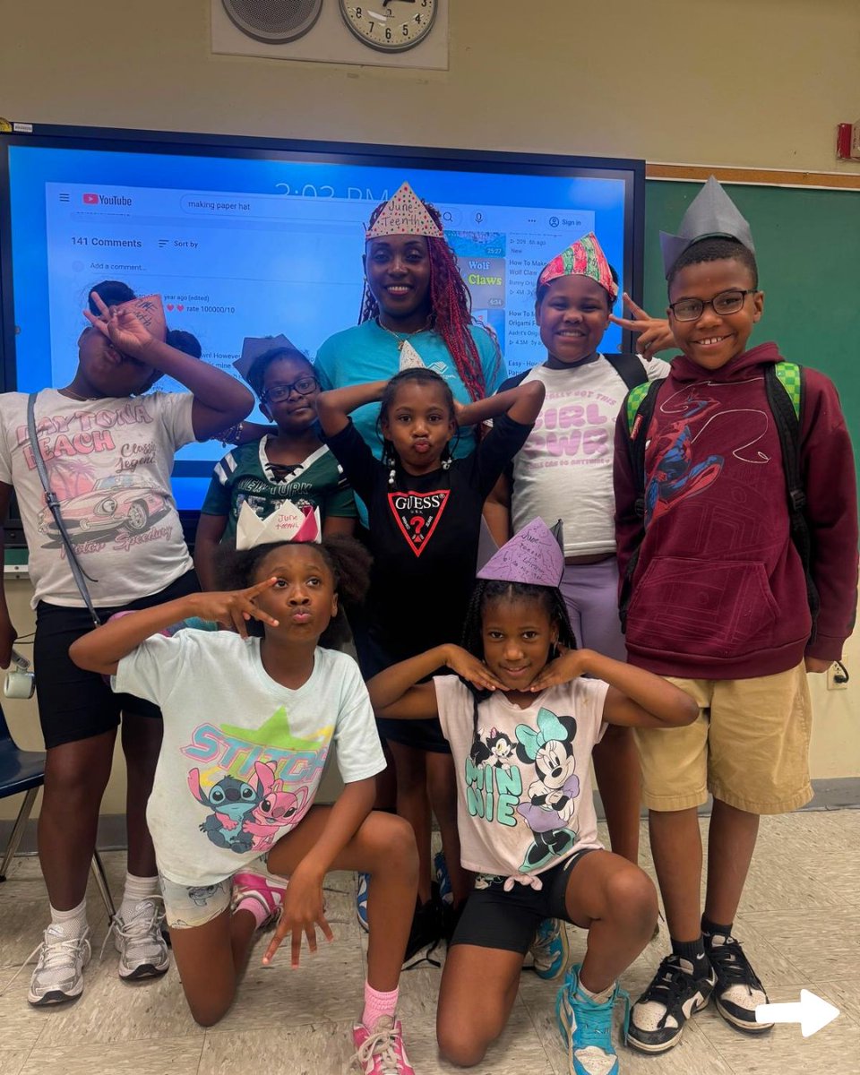 BGCMia's tweet photo. Today, we honor the strength, resilience, and achievements of past and present generations. ❤️💚🖤

Wishing our Club families a meaningful day. Swipe to see how our youth came together to celebrate! ➡️

#Juneteenth #greatfutures #80thanniversary #bgcmia80 #80yearsofgivingback https://t.co/JZiD7L17DD