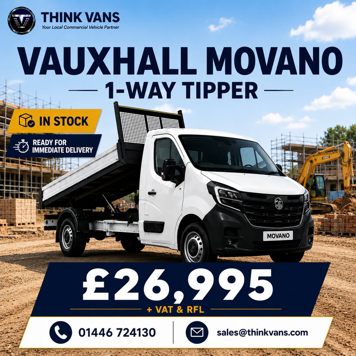 ThinkVans's tweet photo. Call us today on 01446 724130 for a personalised quote. Competitive finance options are available, tailored to suit your business needs. 🚐💷 https://t.co/FoYlU7yjL8