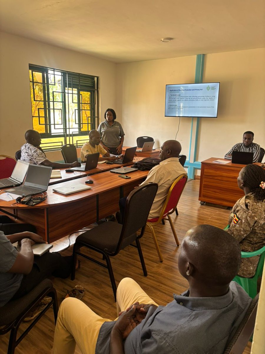 pdpoUG's tweet photo. We’re proud to partner with @ugwildlife to roll out data protection, privacy and cybersecurity awareness for wardens and rangers across Uganda’s national game parks.

From tourist registers and research permits to patrol GPS data and staff records, rangers handle sensitive personal data every day. These sessions will equip frontline teams with knowledge and tools to safeguard that data, prevent breaches, and build trust with visitors and surrounding communities.

As we work towards a Uganda where data protection and privacy are understood, practiced and observed by all, our team is currently delivering these awareness sessions across game parks in Northern and Western Uganda, helping strengthen responsible data handling in conservation efforts for generations to come. #PersonalDataisPrivate #DataPrivacyUG