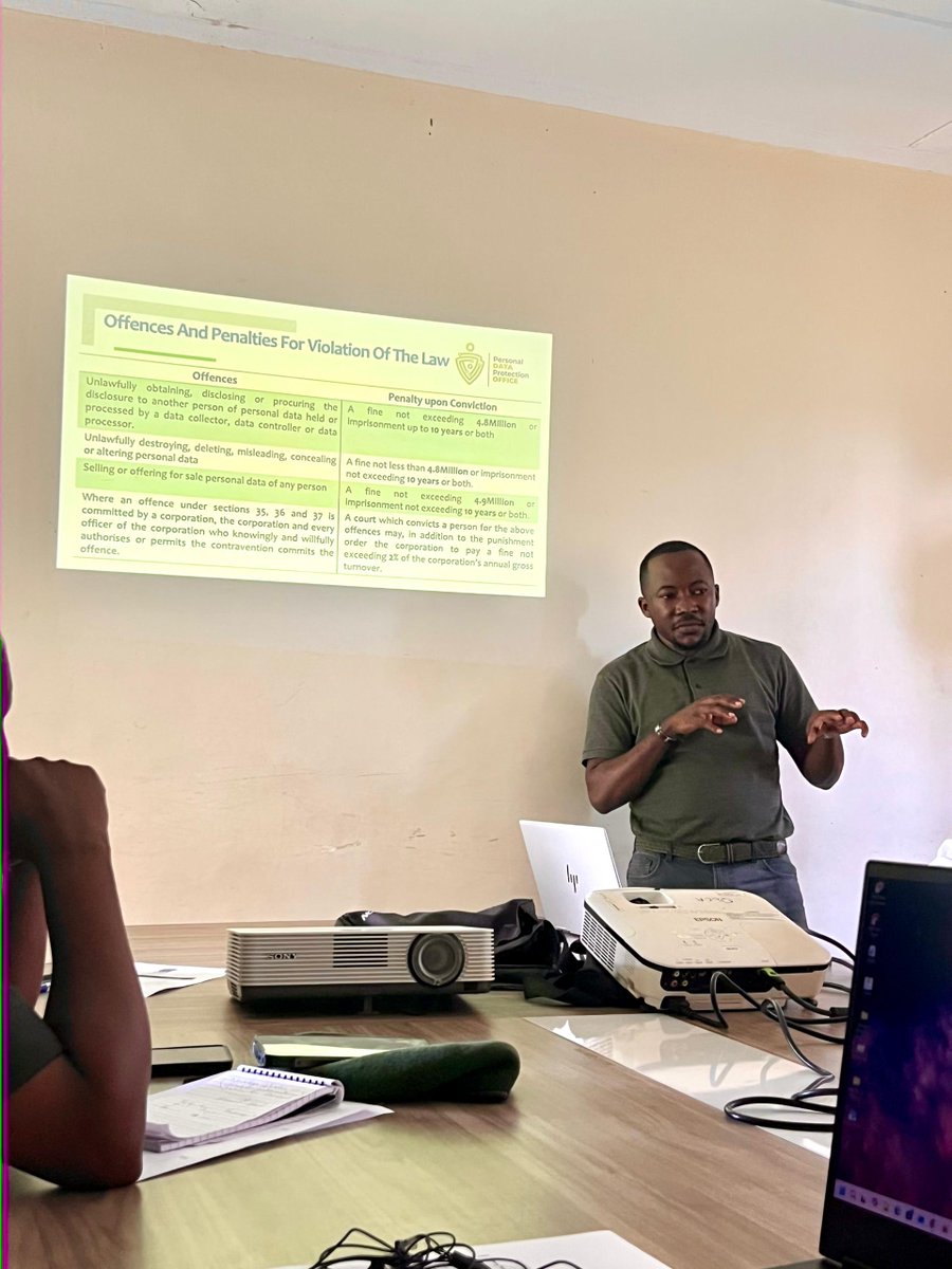 pdpoUG's tweet photo. We’re proud to partner with @ugwildlife to roll out data protection, privacy and cybersecurity awareness for wardens and rangers across Uganda’s national game parks.

From tourist registers and research permits to patrol GPS data and staff records, rangers handle sensitive personal data every day. These sessions will equip frontline teams with knowledge and tools to safeguard that data, prevent breaches, and build trust with visitors and surrounding communities.

As we work towards a Uganda where data protection and privacy are understood, practiced and observed by all, our team is currently delivering these awareness sessions across game parks in Northern and Western Uganda, helping strengthen responsible data handling in conservation efforts for generations to come. #PersonalDataisPrivate #DataPrivacyUG