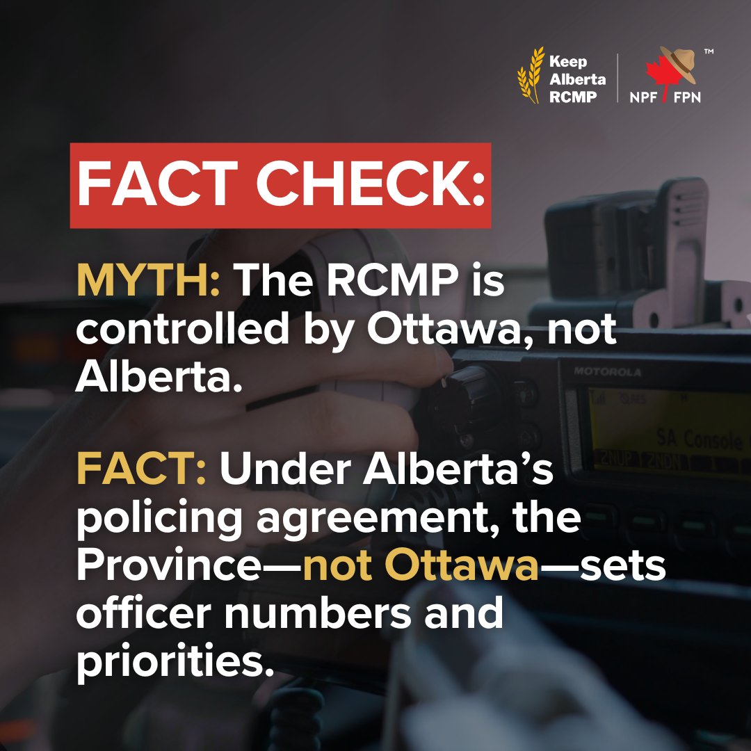 KeepAlbertaRCMP's tweet photo. Albertans already have a say in how RCMP policing works here. The Province should let Albertans have a direct say in what comes next. 

Send a letter: https://t.co/4y6dHdvr3W  

Your Province. Your Voice. Your RCMP. https://t.co/xmZGiolBYB