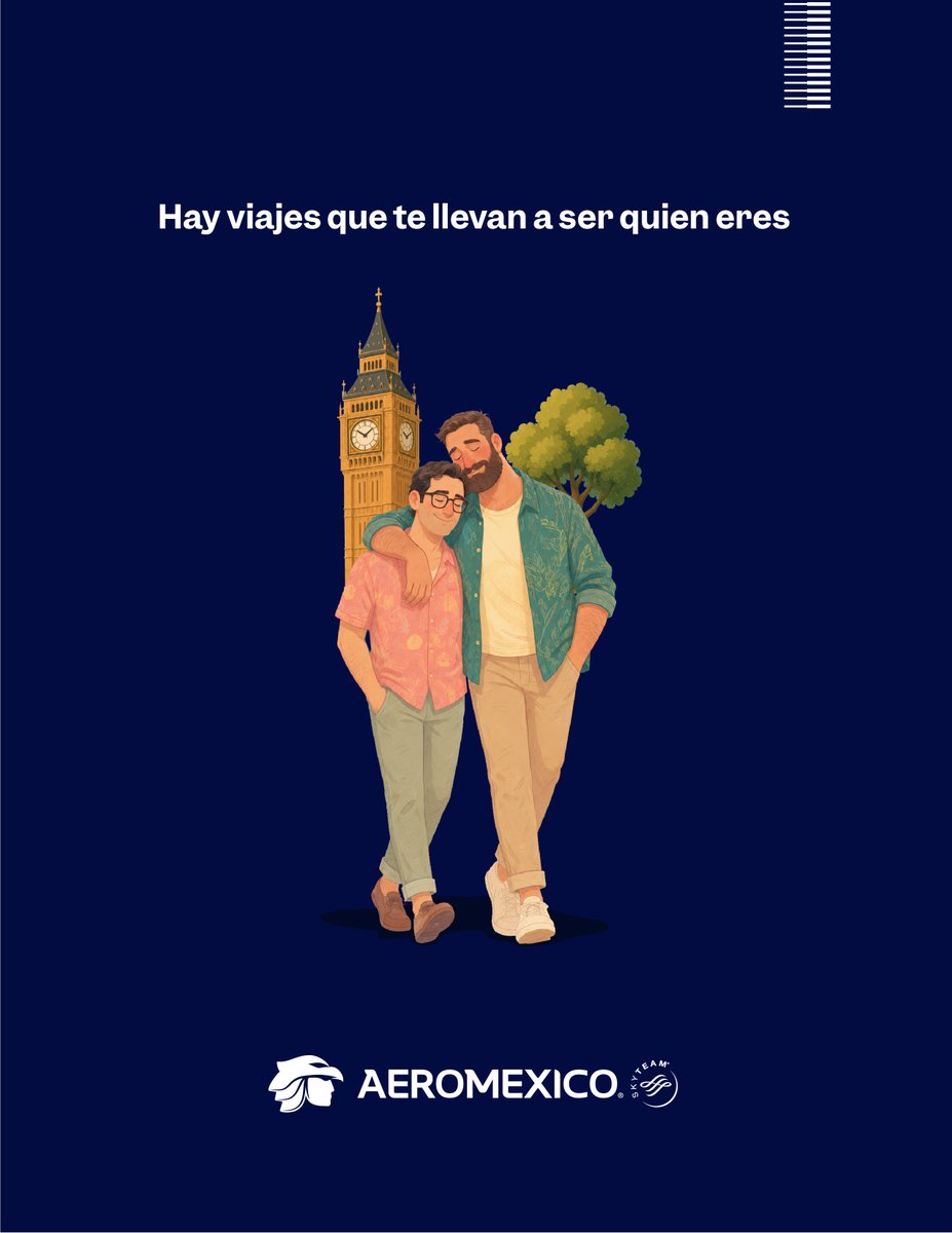 Aeromexico's tweet photo. Detrás de cada persona hay una historia que la llevó hasta donde está hoy. 🌈💙

Historias de valentía, de amor, de descubrimiento y de momentos que nos ayudan a entender quiénes somos. ✨

Queremos escuchar las tuyas, visita nuestro Instagram, conoce las historias que ya hemos compartido y cuéntanos la tuya en los comentarios de la siguiente publicación. 🫶

https://t.co/yPcn2nUYYB

Tienes hasta el 19 de junio para participar.

#SerTúMismoEsUnViajeQueValeLaPena #VolamosConOrgullo