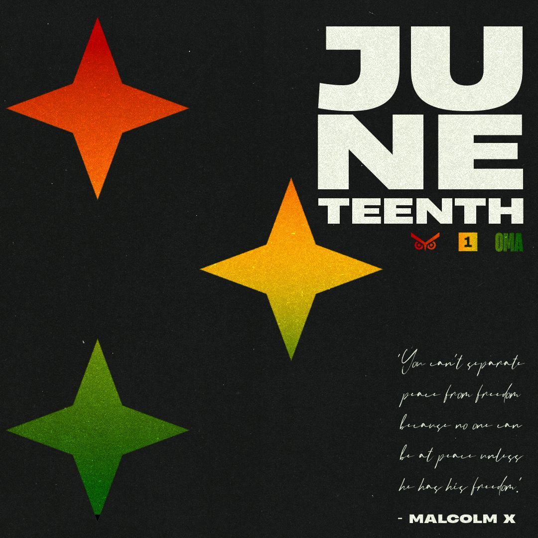 Union_Omaha's tweet photo. Juneteenth is twofold. It is a celebration of the emancipation of slaves in this country, but also an acknowledgement that there is still a long fight for true freedom, and true equality.

#OneMeansAll https://t.co/V5zn8Cd16M
