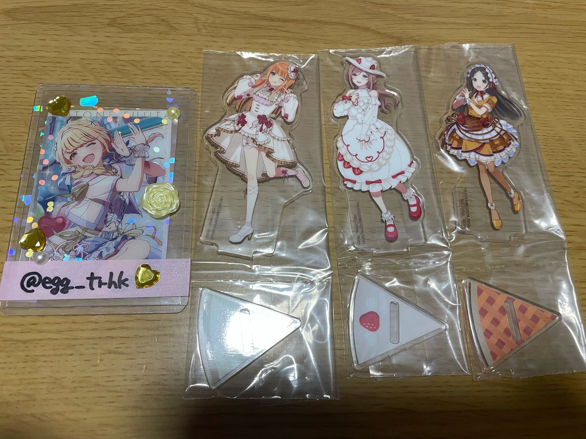 egg_trhk's tweet photo. 【交換】 学園アイドルマスター 学マス 一番くじ part5

譲)
G賞 アクスタ 莉波 清夏 千奈

求)
G賞 ことね または 定価+送料

郵送・神戸三宮手渡し

リトリン一読必須
検索よりお気軽にお声掛けください https://t.co/oqYRz5foIu
