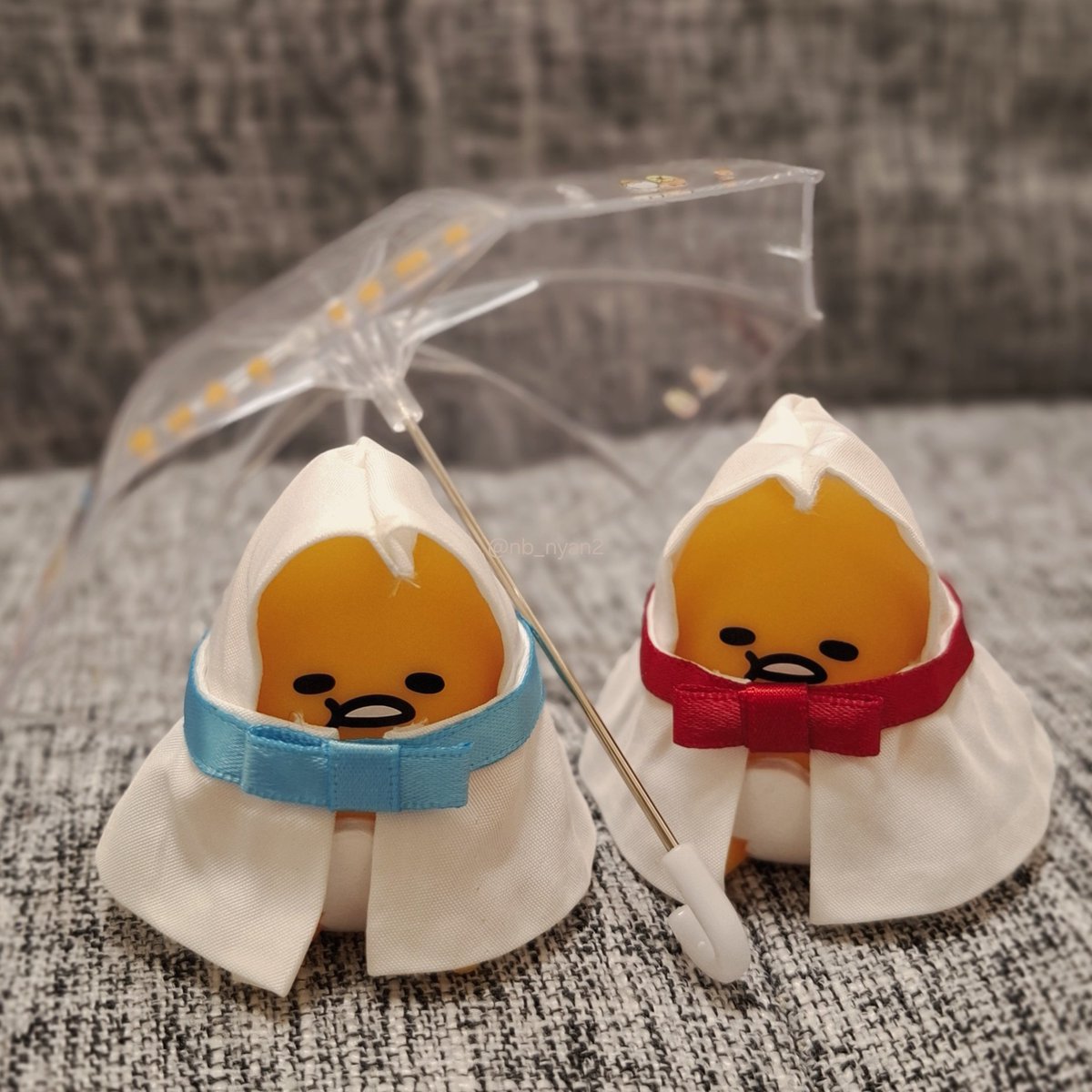 nb_nyan2's tweet photo. てるてるぐでたま🥚☂️

晴れる気はしない…_(:3 」∠)_

#gudetama
#ぐでたま https://t.co/UmT4VnOBE7
