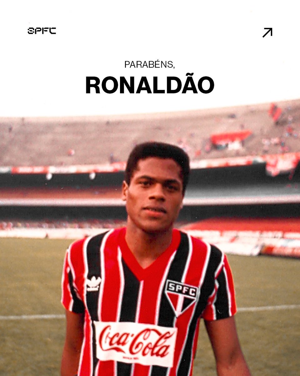 SaoPauloFC's tweet photo. 🥳 Ronaldão comemora 6️⃣1️⃣ anos!

O zagueiro multicampeão disputou 302 jogos e levantou 12 taças pelo clube. Entre as principais conquistas estão as CONMEBOL Libertadores e os Mundiais de 1992 e 1993, além dos Campeonatos Brasileiros de 1986 e 1991.

Feliz aniversário, ídolo! 🎉

#SPFCpédia
#VamosSãoPaulo 🇾🇪