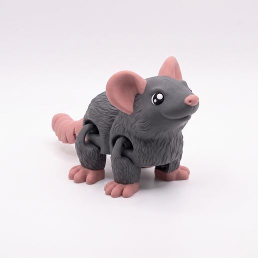 Cults3D's tweet photo. 🐀 Cute Flexi Rat - Articulated Print-in-Place Fidget Toy (No Support) • STL and 3MF files
➡️ Download 3D print model: https://t.co/T1VWbWHbSA
💡 Designed by KArtPDesigns https://t.co/eqB81lhCve