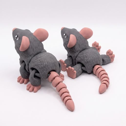 Cults3D's tweet photo. 🐀 Cute Flexi Rat - Articulated Print-in-Place Fidget Toy (No Support) • STL and 3MF files
➡️ Download 3D print model: https://t.co/T1VWbWHbSA
💡 Designed by KArtPDesigns https://t.co/eqB81lhCve