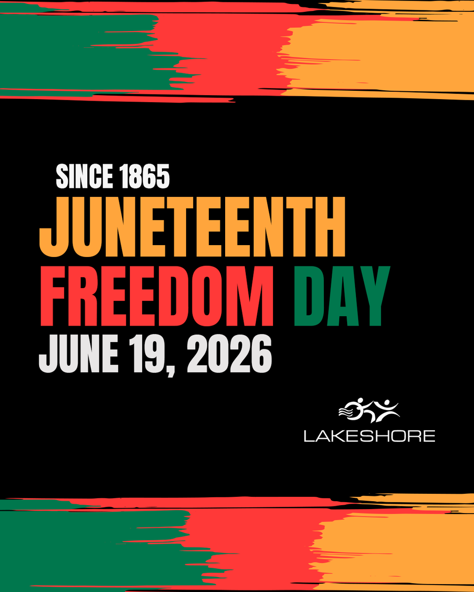 LakeshoreFound's tweet photo. Juneteenth, also known as Freedom Day, commemorates the emancipation of enslaved people in the United States. Today, we honor and reflect on this important day in American history. #Juneteenth https://t.co/nElcqON3fY