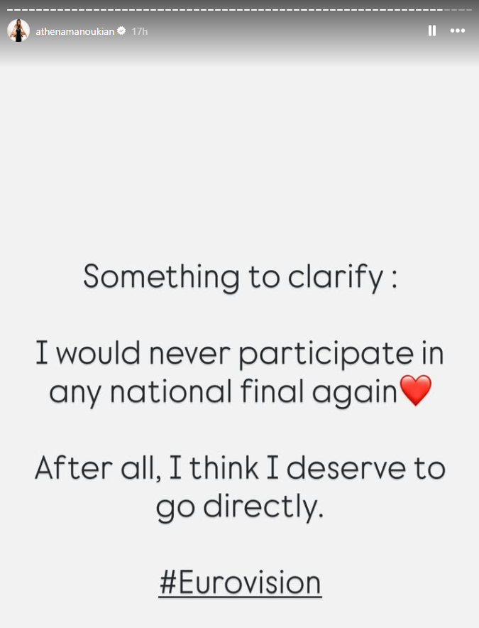 esc_gabe's tweet photo. Athena Manoukian's Instagram story: https://t.co/I8DZUJnnIs