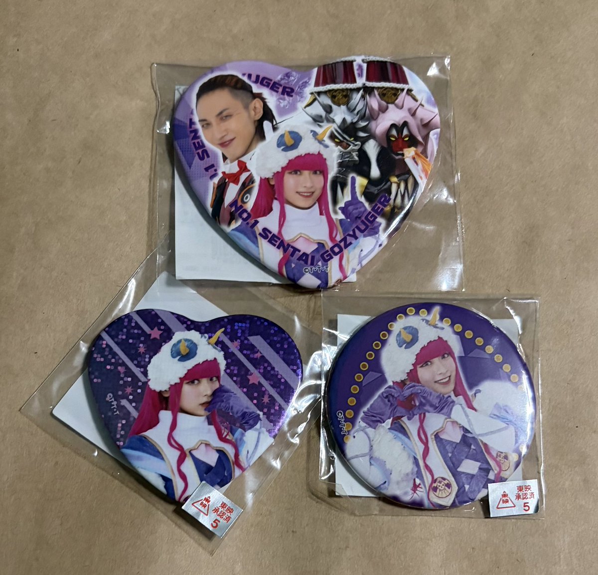 tosくじ ゴジュウジャー 缶バッジ 陸王 A賞 B賞 C賞 特典 | ヤマダ