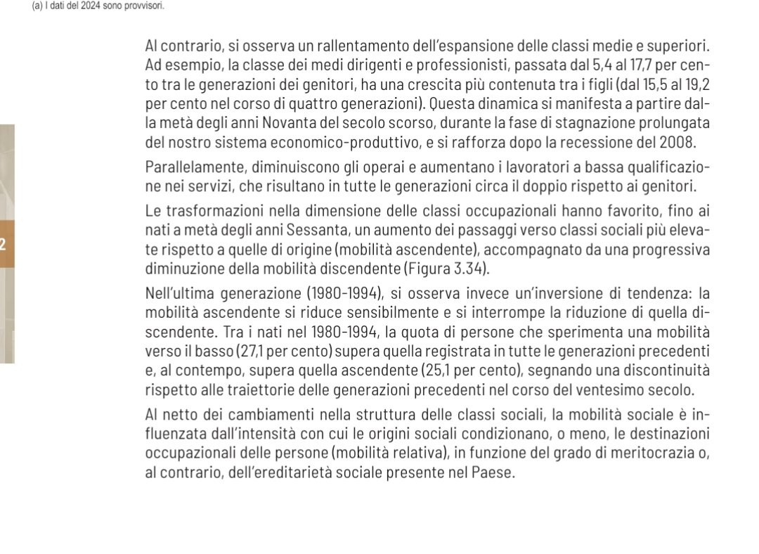 FederikSir's tweet photo. @MissJaguarindo Ovvio relativamente ci sono altri che stanno peggio. Il mio paragone con il medioevo è provocatorio e iperbolico, ma al netto di alcuni fattori anche positivi (meno male),la mobilità discendente è maggiore di quella ascendente

Certo lo sviluppo è fondamentale, per quello serve. https://t.co/6fKf0gNzQF