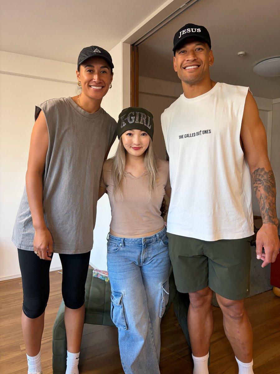 少し前にAUSに帰ってしまった お友達のアスリート夫婦、IzzyとMaria