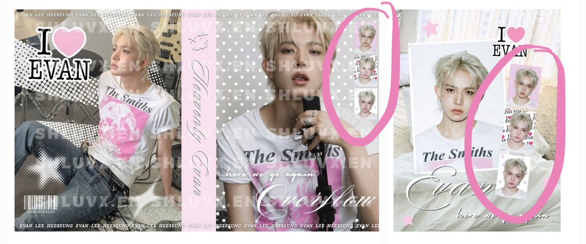 gwysbinder's tweet photo. you can’t really claim all the designs are your original work when @acesevan's watermark is literally still in the photo? 😭 like sure! those edits aren’t exactly unique and you can find similar ones everywhere, but at least make your own instead of cropping someone else’s work. https://t.co/oaA1OPDrb7