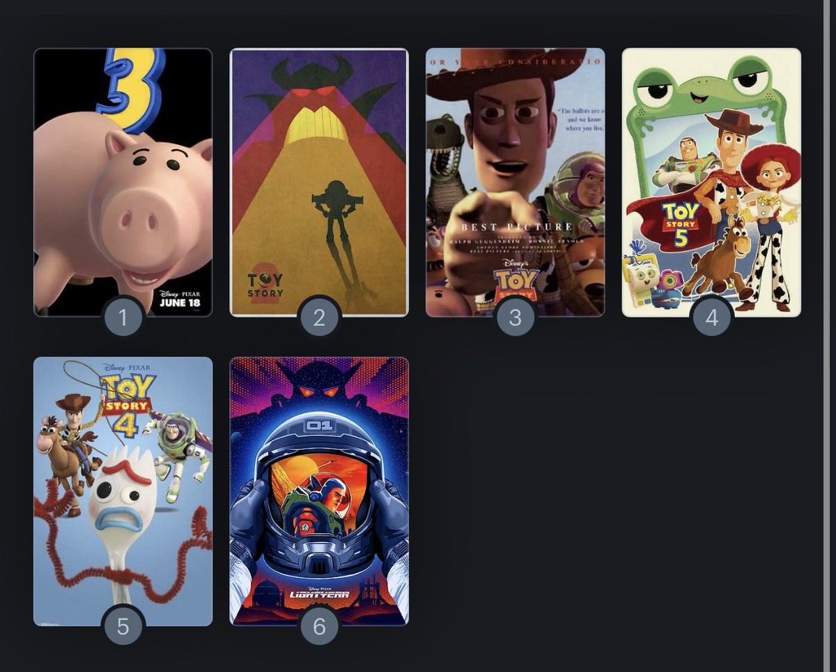 Randomshit5000's tweet photo. My Toy Story ranking https://t.co/9l2qJuJa7g