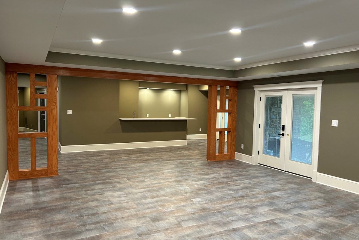 Talon9607's tweet photo. Bringing Light and Structure to an Ijamsville Basement Remodel
When finishing a basement, the goal is to make the lower level feel just as open, bright, and inviting as the rest of the home. The focus was on maximizing natural light while adding distinct architectural character. https://t.co/KiEoxBnSji