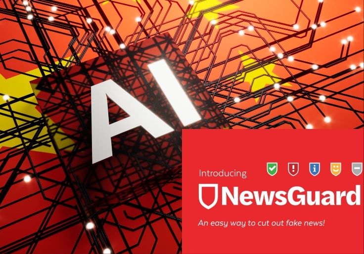 FreeBeacon's tweet photo. The media watchdog NewsGuard, which rates the credibility of news outlets on a 100-point scale, has long sold its data to advertisers with the goal of steering them away from “unreliable” sources. Now, it’s offering the same data to AI companies to program chatbots to avoid “misinformation” as they evaluate sources. 

Left out of the company’s pitch to the industry, @aaronsibarium reports, is “a technical detail that might trouble truth-seeking AI developers: A model trained on NewsGuard’s ratings would treat many American sources as less reliable than Chinese propaganda.”