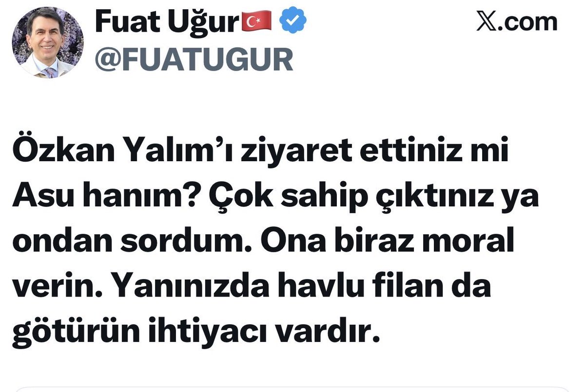 nurhayataltaca's tweet photo. Şu cinsiyetçi ve rezil dile bakar mısınız!

Eğer bu sözler herhangi bir AKP milletvekiline yöneltilmiş olsaydı, soruşturma çoktan başlatılmış, gözaltı kararı verilmiş ve tutuklama talepleri gündeme gelmişti.

Ama söz konusu Cumhuriyet Halk Partisi olunca, bu çürümüş düzen hukuku hatırlamıyor; nefret diline, tehditlere ve saldırılara sessiz kalıyor.

Bu yapılanlar ne unutulur ne de cezasız kalır.

Bu yapılan da şurada dursun, hesabı sorulur!
@AsuKaya80TBMM